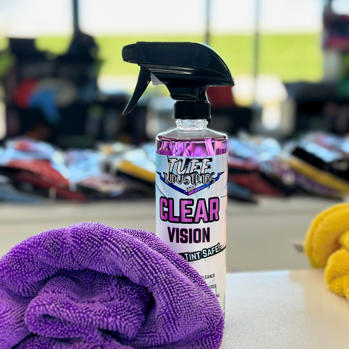 Clear Vision Glass Cleaner Set - LIMITED EDITION (4 pack)