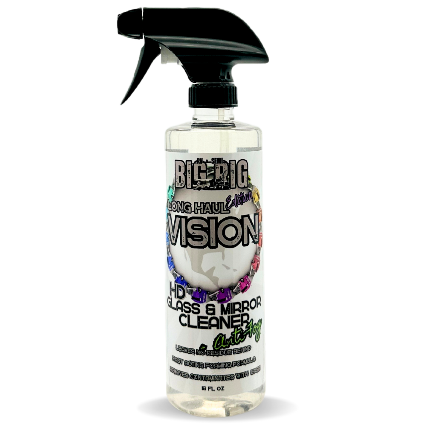 Long Haul Vision - HD Glass Cleaner + Anti Fog