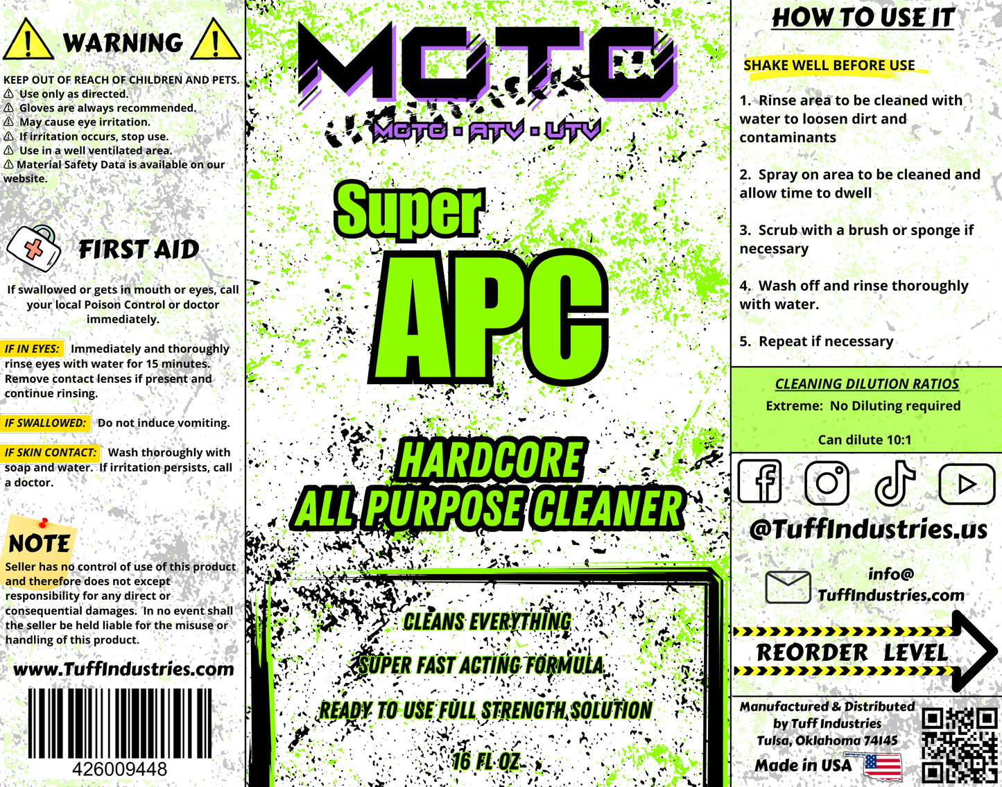 Super APC - Hardcore All Purpose Cleaner