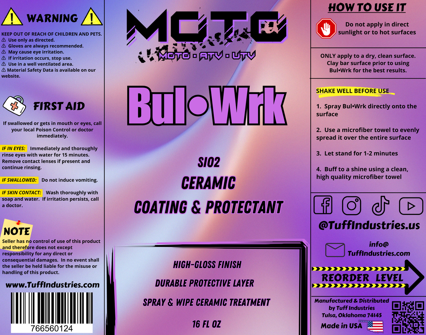Bul•Wrk - Ceramic Coating & Protection