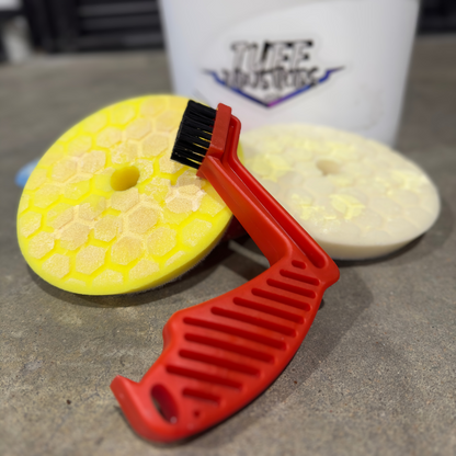 HEX Brush - Polishing Pad Cleaning & Conditioning Brush