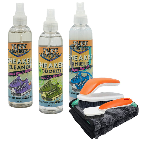 Sneaker Cleaning Kit & Shoe Cleaner Jordans, NIKE, Adidas Tuff Industries
