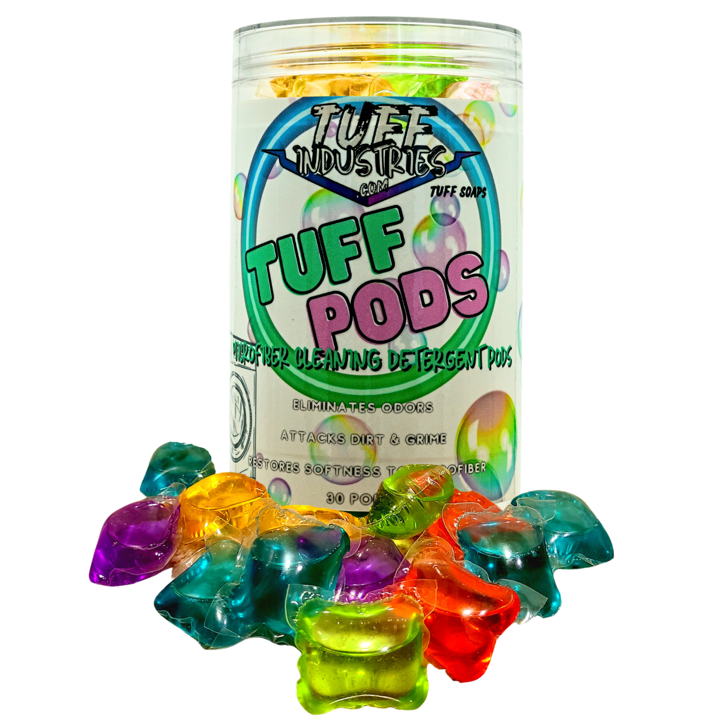 Tuff PODs - Microfiber Cleaning Detergent Pods