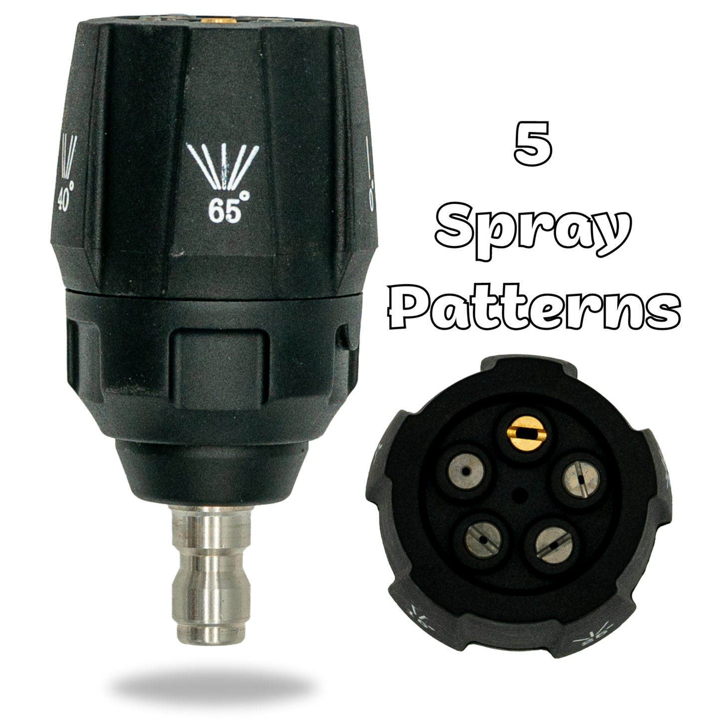 Turbo Nozzle - 5-in-1 High Pressure Power Washer Nozzle